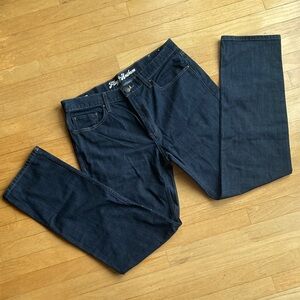 Flag & Anthem Men's 34/32 NWOT Nashville Straight Bennington Wash Jeans